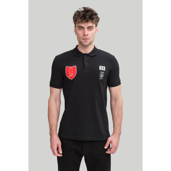  Поло Fred Perry SHEILD PATCH PIQUE SHIRT Мануфактура outlet village 