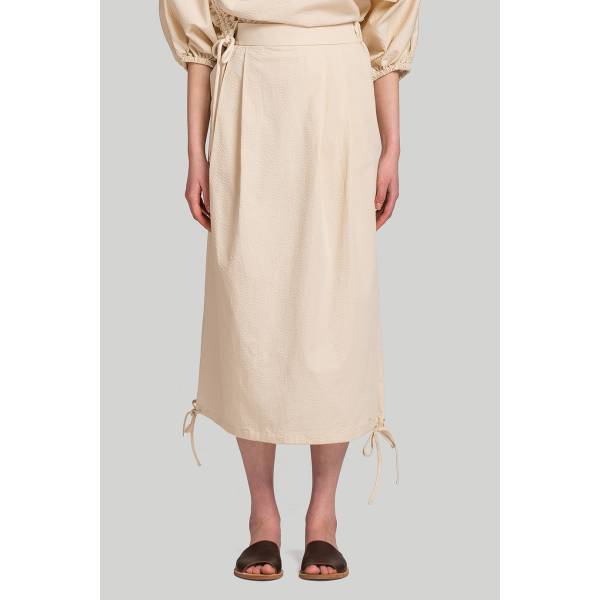  Спідниця MISSING YOU ALREADY SEERSUCKER DRAWSTRING SKIRT Мануфактура outlet village 