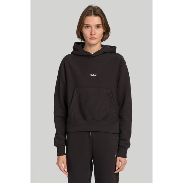  Худи Woolrich LOGO FLEECE HOODIE Мануфактура outlet village 