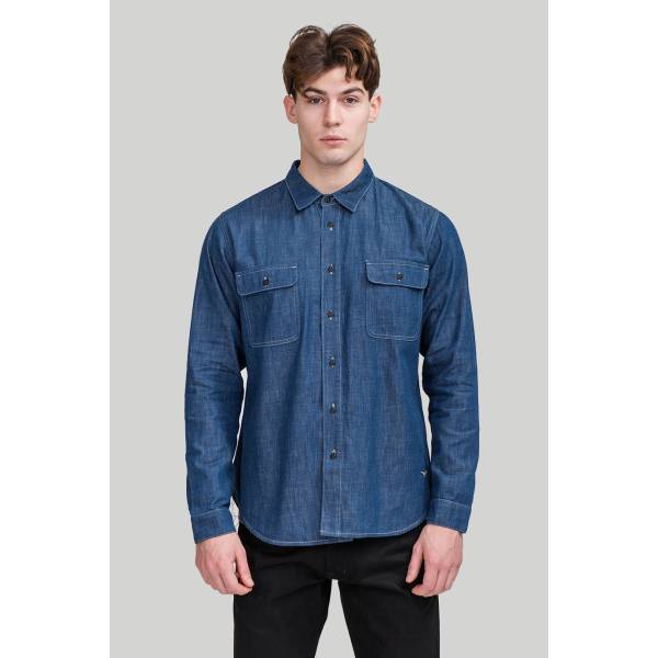  Овершот Benzak vintage blue denim Мануфактура outlet village 