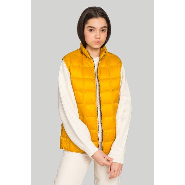  жилет TAION пуховый HI NECK W-ZIP DOWN VEST Мануфактура outlet village 