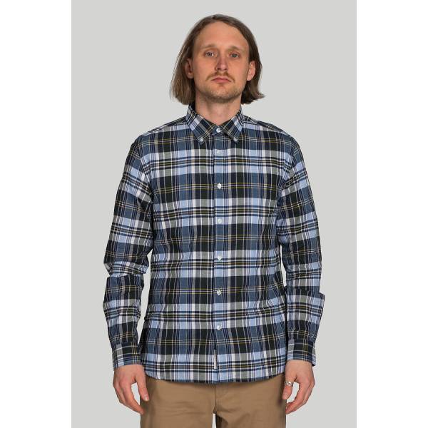  Рубашка Woolrich POPLIN MADRAS SHIRT Мануфактура outlet village 