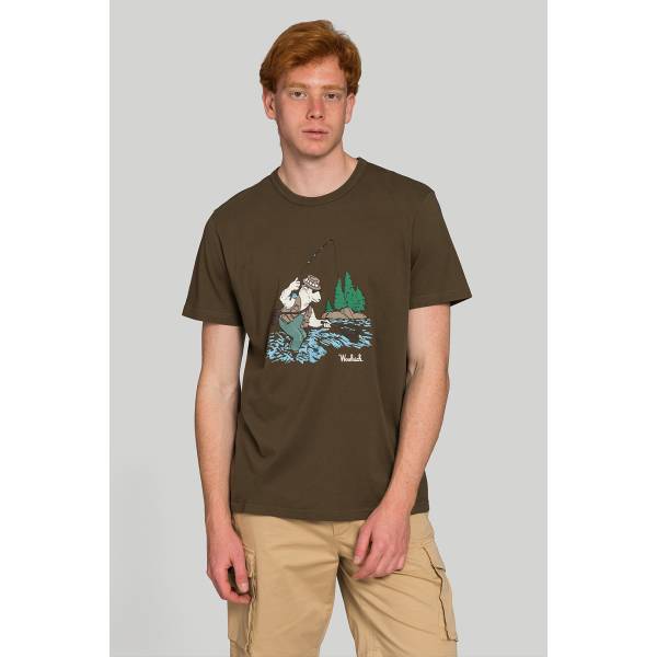  Футболка Woolrich ANIMATED SHEEP TEE Мануфактура outlet village 
